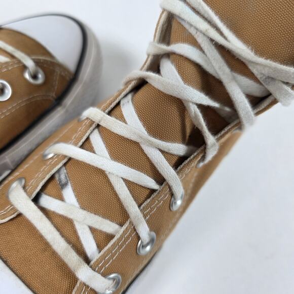 Converse CTAS Lift Hi Platform Women Sz 7 Shoes Sneakers Ginger Snap - Picture 11 of 12